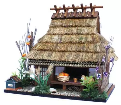 Набор для кукольного домика ручной работы Билли Kaido Series Shuzan Kaido Miyama Thatched House 8616