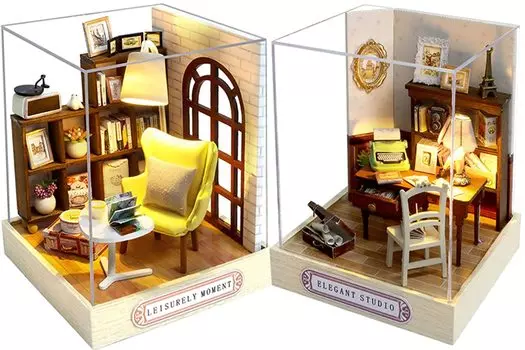 Набор для кукольного домика ручной работы, серия «Миниатюрное счастье» (t-ФРИК) 132 (QT-031+ QT-37)