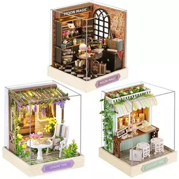 Набор для кукольного домика ручной работы, серия «Миниатюрное счастье» (t-ФРИК) 132 (QT-085+QT-86+QT-87)