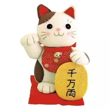 Набор для лоскутного шитья из шелка Olympus Мягкая игрушка Lucky Lucky Cat PA565