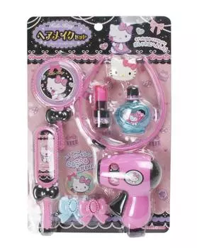 Набор для макияжа и причесок Maruka Hello Kitty, игрушечные аксессуары для детей от 3 лет и старше 181125