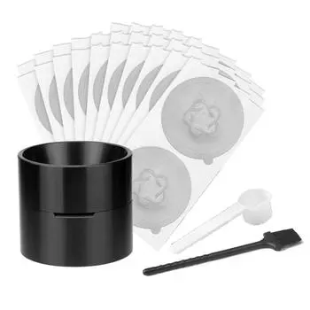 Набор для наполнения кофейных капсул Наполнитель для кофейных капсул Пластиковая текстура Устройство для наполнения для кофемашин с запаиваемыми крышками A