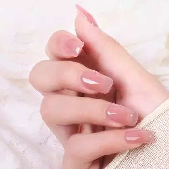 Набор для наращивания ногтей Anself DIY, 3 цвета, 15 мл, клей для ногтей + 100 шт. формы для ногтей, лампа для ногтей + пилочка для ногтей 1 set