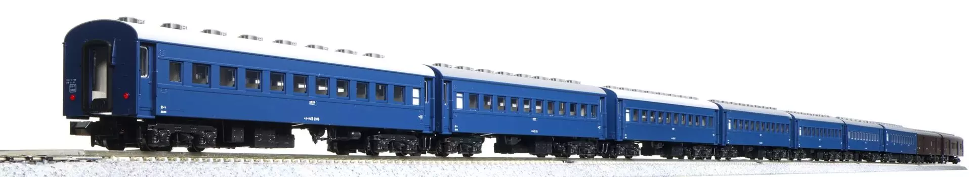Модель железнодорожного состава KATO N Gauge Night Train Set San in 9-вагонный набор 10-1879