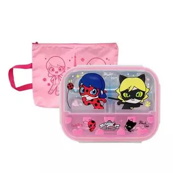 Набор для обеда из нержавеющей стали в корпусе Leburn Ladybug, разные цвета, коробка для завтрака + сумка, популярные корейские предметы для родителей