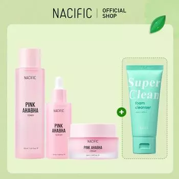 Набор для очищения и увлажнения: тоник 150мл, сыворотка 50мл и крем 50мл