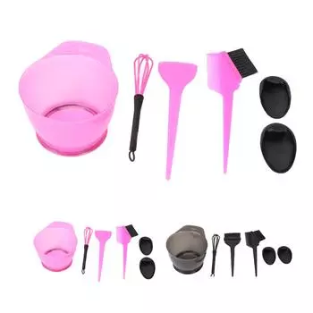 Набор для окрашивания волос, профессиональный салонный портативный набор инструментов для окрашивания ушей, миска для смешивания Black