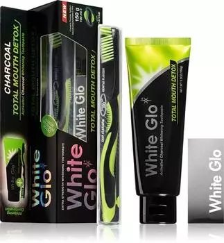Набор для отбеливания зубов White Glo Total Mouth Detox TU прозрачный