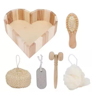 Набор для отшелушивания душа, расческа из пемзы, массажер для лица, глубокая очистка, купальные принадлежности