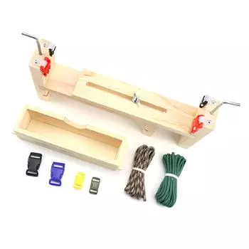 Набор для плетения браслетов из паракорда ручной работы, деревянная рама, для семейных поделок, инструмент для плетения ручных цепочек, браслетов