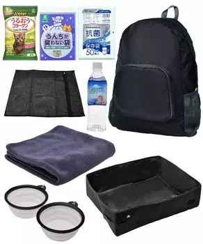 Набор для предотвращения стихийных бедствий для кошек Товары для стихийных бедствий, отобранные экспертами Надежный ассортимент товаров, которые можно немедленно достать в чрезвычайной ситуации