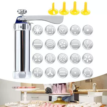 Набор для приготовления печенья, набор для украшения десертов с насадками для глазури, бисквит для