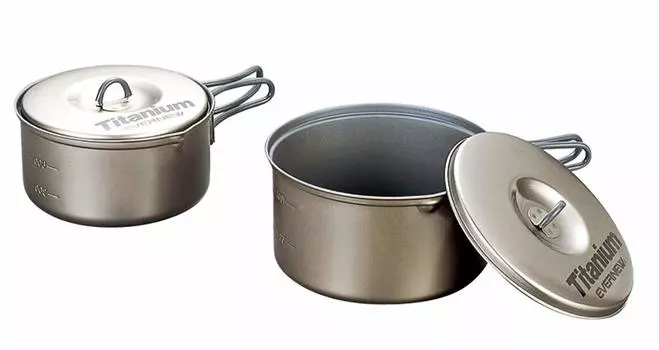 Набор для приготовления пищи EVERNEW Titanium M Ceramic ECA412