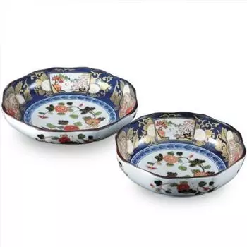 Набор для приготовления пищи Ranchant, презентация, многоразовая посуда, старая посуда Imari Arita, сделано в Японии, 21x6,5 см/тарелка 24x5,2 см