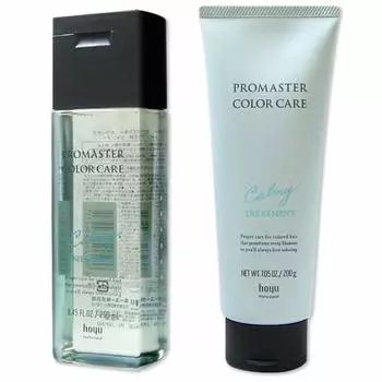 Набор для продажи hoyu Hoyu Promaster Color Care Carmy Shampoo 250 мл x Treatment 200 г Набор