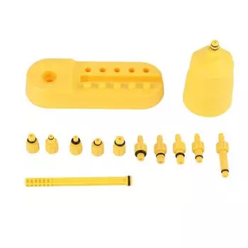 Набор для прокачки тормозов велосипеда Масло для дисковых тормозов велосипеда Инструмент для замены масла в дисковых тормозах Набор нейлоновых соединений