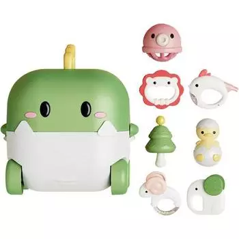 Набор для прорезывания зубов Keyjus Keylong Rattle из 7 корейских детских игрушек