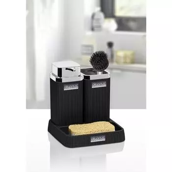 Набор для раковины Stella Black Chrome