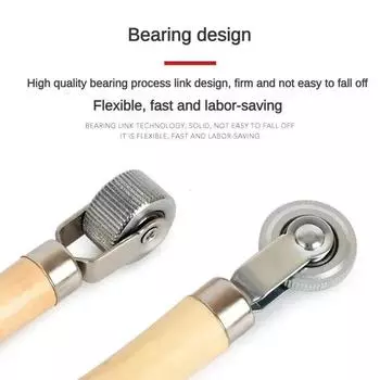 Набор для ремонта автомобильных шин, роликовый авторемонтный ролик, ремонт колес мотоцикла с деревянной ручкой, инструмент для ремонта шин для автомобилей, аксессуары