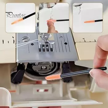 Набор для ремонта швейной машины из 14 предметов, набор инструментов для чистки, в том числе пинцет, двухсторонняя щетка, отвертки, силиконовые щетки, инструменты для чистки и ремонта 14PCS