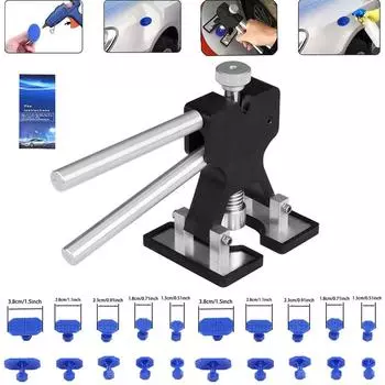 Набор для ремонта вмятин на кузове автомобиля, беспокрасочное удаление вмятин, съемник с присоской, инструмент для ремонта вмятин на автомобиле, повреждения градом, складки