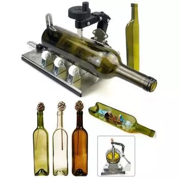 Набор для резки стеклянных бутылок Yousheng, острое лезвие, точная резка, простой в использовании многофункциональный круглый резак для бутылок, инструмент для поделок своими руками A