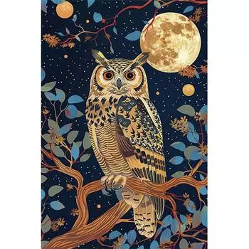 Набор для рисования по номерам на холсте DIY масляная живопись картина с изображением животных домашний декор на стену 40x60 см A019