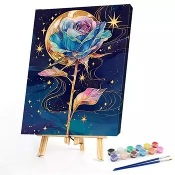 Набор для рисования по номерам на холсте DIY масляная живопись роза картина домашний декор на стену 40x50 см