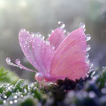 Набор для рисования по номерам на холсте, сделай сам, масляная живопись, бабочка, картина для домашнего декора40x40 см A027