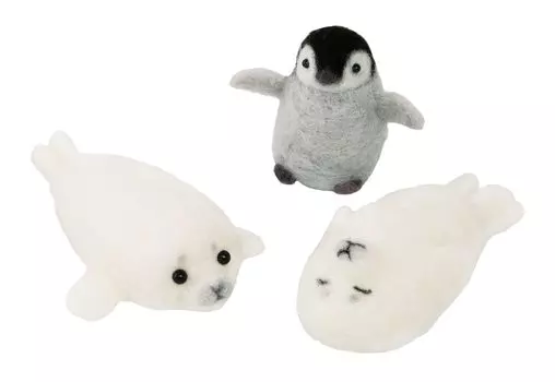 Набор для рукоделия Hamanaka Детеныш пингвина и тюленя H441-584