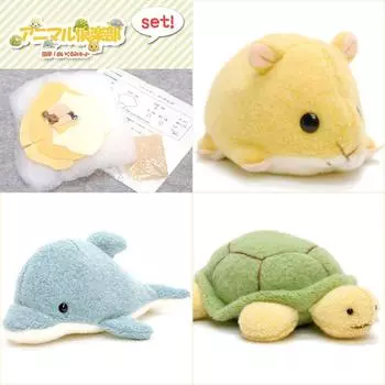 Набор для рукоделия. Набор для изготовления мягких игрушек с инструкцией. Ткань - хлопок, в комплект входят гранулы. Набор для рукоделия для начинающих.