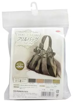 Набор для рукоделия Takagi Textile Panami из тесьмы Сумка с оборками ламе T-38