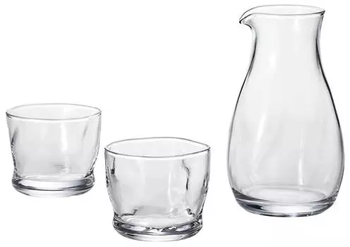 Набор для сакэ Adelia Tebineri Графин Набор для холодного сакэ Можно мыть в посудомоечной машине Сделано в Японии S-6203