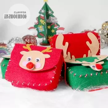 Набор для самостоятельного изготовления Art Box/Claypia, рождественское фетровое одеяло, сумка-перекресток