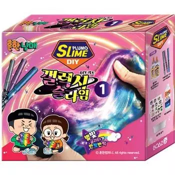 Набор для самостоятельного изготовления Boasrin Common Siblings Galaxy Slime №. 1, смешанные цвета, корейские игрушки