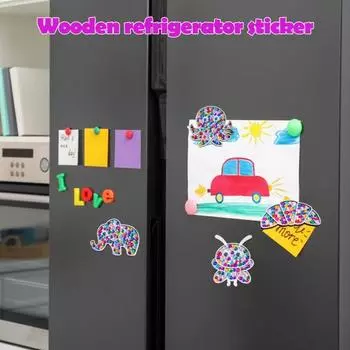 Набор для самостоятельного изготовления деревянных украшений из искусственных алмазов, набор для самостоятельного изготовления деревянных украшений из искусственных драгоценных камней Octopus