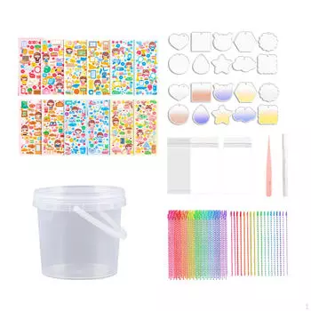 Набор для самостоятельного изготовления подарочных карточек Goo Crafts Classroom Craft Kids Activities Bead Chains Cuisine Cuisine Homemade Quantity 280