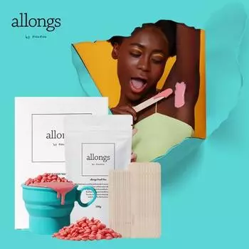 Набор для самостоятельной депиляции твердым воском Allong (Включает чашку-нагреватель)