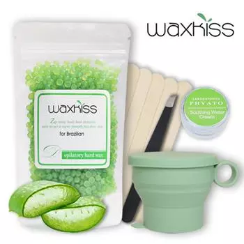 Набор для самостоятельной депиляции воском WaxKiss Brazilian, 1 шт., 100 г