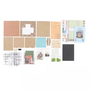 Набор для сборки миниатюрного кукольного домика своими руками 1:Игрушка-головоломка для кукольного домика 24 масштаба для развлечения на домашней вечеринке старше 14 лет