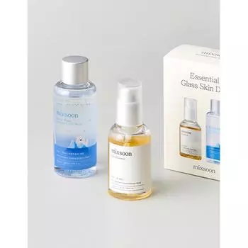 Набор для сияния Mixsun Radiance Layering Set, соевая эссенция 50 мл + сыворотка с гиалуроновой кислотой 100 мл