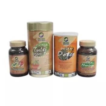 Набор для снижения веса (90 кап + 100 г + 100 г + 90 кап), Weight Loss Kit, Organic Wellness