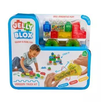Набор для создания грузовиков Jelly Blox Vrooom