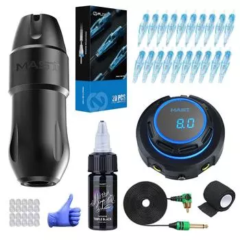 Набор для татуировки Dragonhawk Mast Tour Pro Роторная ручка для татуировки Картриджи WJX Поставка игл