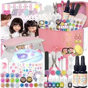 Набор для творчества из смолы для родителей и детей. Набор для начинающих. Набор для творчества из УФ-смолы Yumekawa. Подарок на Рождество и день рождения. (Кератта)