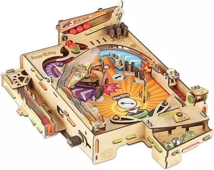 Набор для творчества Smartivity Pinball Craft Kit для создания развивающей игрушки для детей 8 лет и японских инструкций STEAM 3D для младших классов начальной школы Play, Up, Manual,