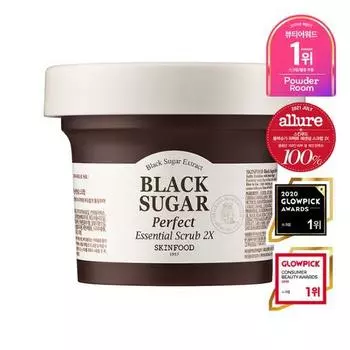 [Набор для удаления клеток] Skinfood Black Sugar Perfect Essential Scrub 2X 210g, популярная взрывная косметика Кореи
