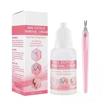 Набор для удаления кутикулы с толкателем для удаления кутикулы для домашнего использования в маникюрном салоне 30 мл One Size