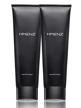 Набор для удаления волос HMENZ с мягким ароматом, мужской крем, 2, квазилекарство, 210 г, без добавок,