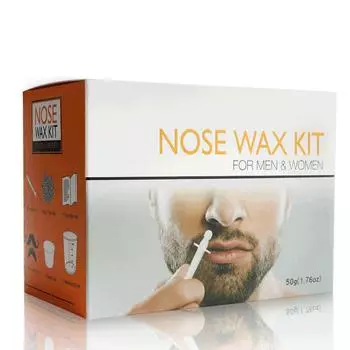 Набор для удаления волос из носа и ушей с помощью восковых палочек. Многофункциональный, безопасный и быстрый набор для удаления волос из ноздрей. Nose hair set box